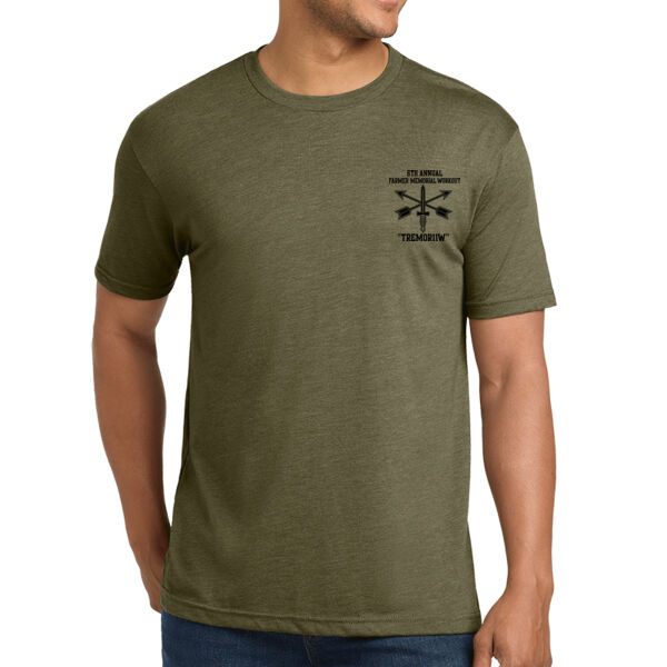 Farmer Memorial Workout Tee - Unisex Tri Blend Tee Thumbnail